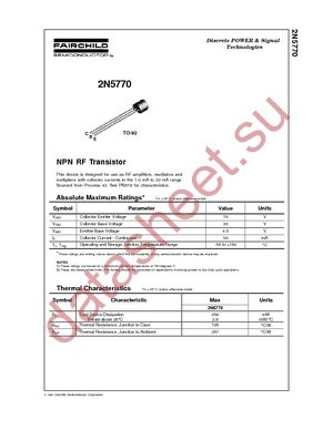 2N5770_D74Z datasheet  